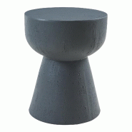 Helloshop26 - Table d'appoint 51 x 40 cm gris foncé 03_0010942 - gris 3000225494544