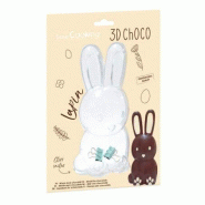 Moule chocolat 3D Lapin - 3700392467579