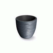 Prosperplast - Jardinière coloris Anthracite, avec réservoir, collection FURU - 29,8x29,8x28 cm, capacité 15 L - gris plastique polypropylène ZA5585
