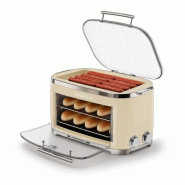 Radiola - Dogdog Cream - Machine à Hot-dogs - 5 Rouleaux Chauffants - Chauffe-pain - 260 W - 3662738050183 Radiola - Dogdog Cream - Machine à Hot-dogs - 5 Rouleaux Chauffants - Chauffe-pain - 260 W - 3662738050183
