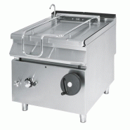 Sauteuse basculante gaz et électrique cuve inox avec capacité 80 l - PVS9080BRGI