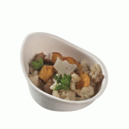 Verrine PASTA Tortellini pulpe de canne 16 ml 6,3x5,7x3,4 cm blanc - par 2000
