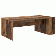 VidaXL Table basse Bois ancien 95 x 50 x 34 cm Bois d'ingénierie Modèle Atlas Premium - 8000170