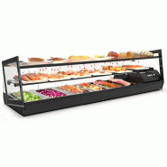 Vitrine réfrigérée à tapas KUBE - 3 niveaux - 6 bacs GN 1/3 ou cuve plane - 1320 mm | Sayl Barcelona - Cuve 6 GN 1/3_0