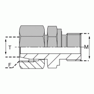 Adaptateurs Pré-serti métrique - FTMT 04LL/08x100 EQ - Forme B