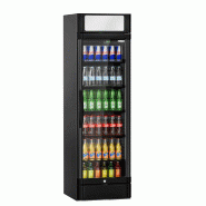 Armoire à boissons noire porte battante avec canopy - 347L