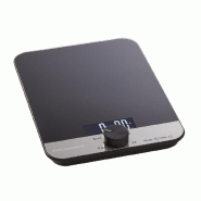 Balance de cuisine digitale en verre noire 5kg - 62,9 x 9,8 x 86,6 mm - KITCHENAID - noir 5057982073954