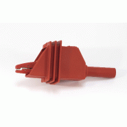 CHAUVIN ARNOUX - Pince croco Haute tension P01103071 pour cordons haute tension et utilisation avec le CA 6155