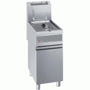 Diamond - Friteuse gaz 1 cuve 15 litres sur armoire - réf. WR-GF15-G1 - inox AKS-WR-GF15-G1