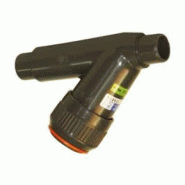 Filtre à tamis PVC mâles à coller EPDM - D 016 - Maille de 1,5 mm - PN 16