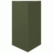 Helloshop26 - Jardinière bac lit surélevé plantes fleurs terrasse jardin olive triangulaire 50 x 43 x 75 cm acier vert 02_0038714 - 3000217936779 Helloshop26 - Jardinière bac lit surélevé plantes fleurs terrasse jardin olive triangulaire 50 x 43 x 75 cm acier vert 02_0038714 - 3000217936779