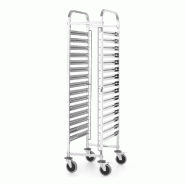 HENDI Chariot porte-plateaux , Kitchen Line, GN 1/1, Argent, 380x550x(H)1705mm - argenté inox 813270