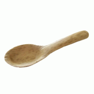 Nvase ECOLOMIQUE - 50 Pcs - Mini cuillère en bambou "Zebra" - 13 cm - beige Bambou NVS210BBOUSPOON