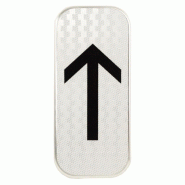Panonceau prescriptions stationnement et arrêt M8a - flèche noire centrale - conforme NF et CE Panonceau prescriptions stationnement et arrêt M8a - flèche noire centrale - conforme NF et CE