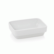 Plat rectangulaire 150 ml 11,5 x 8 cm HAMBURG SYSTEM lot de 6 - Was Germany - 4044925164122