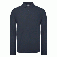 Polo homme ID.001 manches longues Navy XS 100% Coton - XS multicolore 5401007207334