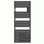 Radiateur sèche-serviettes connecté Adelis avec soufflerie 1750W Anthracite - Atlantic - 861652_0