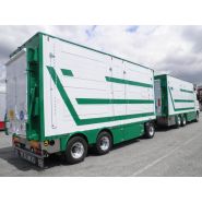 Rba62 - remorque bétaillère - carrozzeria pezzaioli - essieux simples fixes de 9000 kg