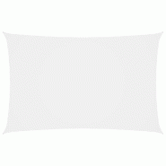VidaXL Voile de parasol tissu oxford rectangulaire 4x7 m blanc Modèle Aéris Pro - blanc 135273