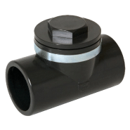 Clapet anti-retour pvc pression 90° d50 - NICOLL - carj - 076423 Clapet anti-retour pvc pression 90° d50 - NICOLL - carj - 076423