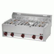 Fourneau à gaz 5x brûleur sans soubassement | REDFOX - SP 90/5 GLS