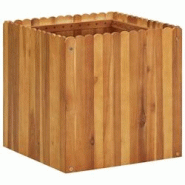 Helloshop26 - Jardinière lit surélevé plantes fleurs jardin 50 x 50 x 50 cm bois massif d'acacia 02_0001071 - 3000074201539 Helloshop26 - Jardinière lit surélevé plantes fleurs jardin 50 x 50 x 50 cm bois massif d'acacia 02_0001071 - 3000074201539