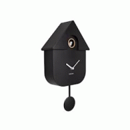 Horloge murale moderne Cuckoo noir Karlsson - noir plastique 8714302687143 Horloge murale moderne Cuckoo noir Karlsson - noir plastique 8714302687143