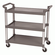 ITALCONCEPT L2G Chariot De Service 3 Niveaux En Polypropylene, 960 x 1030 x 500mm - 3616350033246 ITALCONCEPT L2G Chariot De Service 3 Niveaux En Polypropylene, 960 x 1030 x 500mm - 3616350033246