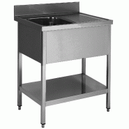 ITALCONCEPT L2G Plonge Inox 304 Demontable, 1 Bac  850mm x 1000mm x 600 mm - 3616350023810