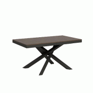 Itamoby Table Extensible 90X160/420 Cm Volantis Evolution Noyer Structure Anthracite - marron 8050598006887
