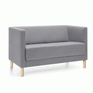 Canapé 2 places Vancouver Lite pied métal et assise confortable rembourrée Canapé 2 places Vancouver Lite pied métal et assise confortable rembourrée