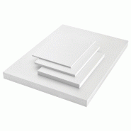 Panneau d'agencement forex classic en pvc expansé m1 blanc - 3a composites - 305x156cm 10mm