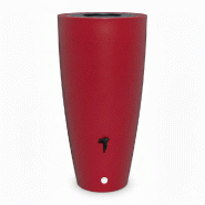 PLAST'UP ROTOMOULAGE Récupérateur d'eau conique ros'eau 2-en-1 - ROUGE - rouge 0750122560035