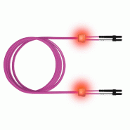 SaCon Câble FO duplex 50/125µm OM4, SC/SC, violet, 5 m_0