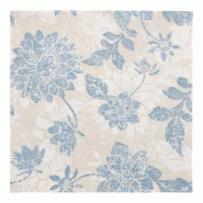 Serviettes "ROYAL Collection" pliage ¼ 40 x 40 cm bleu artique "Flowers" (160 unités) PAPSTAR - bleu papier 37360