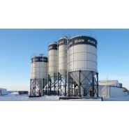 Silo à ciment, économique et facile à expédier - Capacité de 50 à 500 tonnes - ELKON BETON MAKINALARI SANAYI