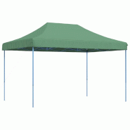 VidaXL Tente de réception pliable escamotable vert 410x279x315 cm Modèle AbriBalance 354 - vert 4005008