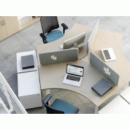 Bureau call-center 3 personnes pas cher encombrement reduit Bureau call-center 3 personnes pas cher encombrement reduit