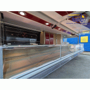 Camion marché panoramique boucherie - Peugeot Boxer 165 CV - 6m60 - Vitrine 5m89 + réserve haute
