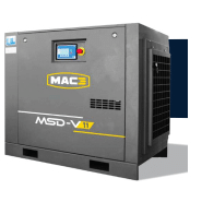 Compresseur à vis lubrifiée entraînement direct - vitesse variable - mac 3 - msd-v de 5,5-15kw