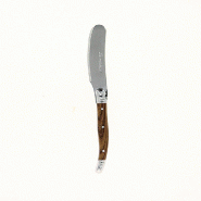 Couteau inox "Tartineur" manche abs riveté marron 15,5x2cm - par 96