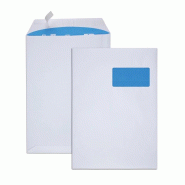 GPV Boîte de 250 pochettes Premier blanches 229x324/C4, 100 g/m², avec fenêtre 100x50 à 20/52, adhésive avec bande - 3250650021000
