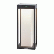 Lumisky Borne solaire LED blanc chaud RADIA MINI MOON aluminium éclairage puissant H35cm - noir 3666162010621 Lumisky Borne solaire LED blanc chaud RADIA MINI MOON aluminium éclairage puissant H35cm - noir 3666162010621