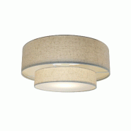 Nordlux Plafonnier Malodin  Textile Beige, H.22  IP20  E27 /  Intérieur - beige textile 5704924024573