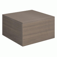 Podium pour mannequins Vertigo noyer foncé 45x45x25cm