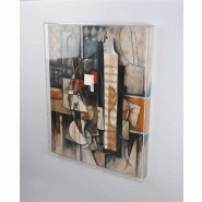 Vitrine en plexiglas pour tableau