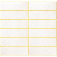 Avery Zweckform 396 étiquettes multi-usages blanches, format 62 x 19 mm (28 feuilles / cdt) - 3340