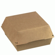 Barquette carrée Quartz carton naturel 500ml - par 200
