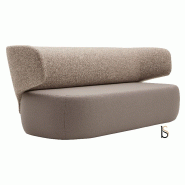 Canapé d'accueil 2 places Basel - Softline - Felt Jaune 579_0