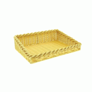 Corbeille boulangerie polypro "Panetteria" 40x30x5/10.5cm - par 4